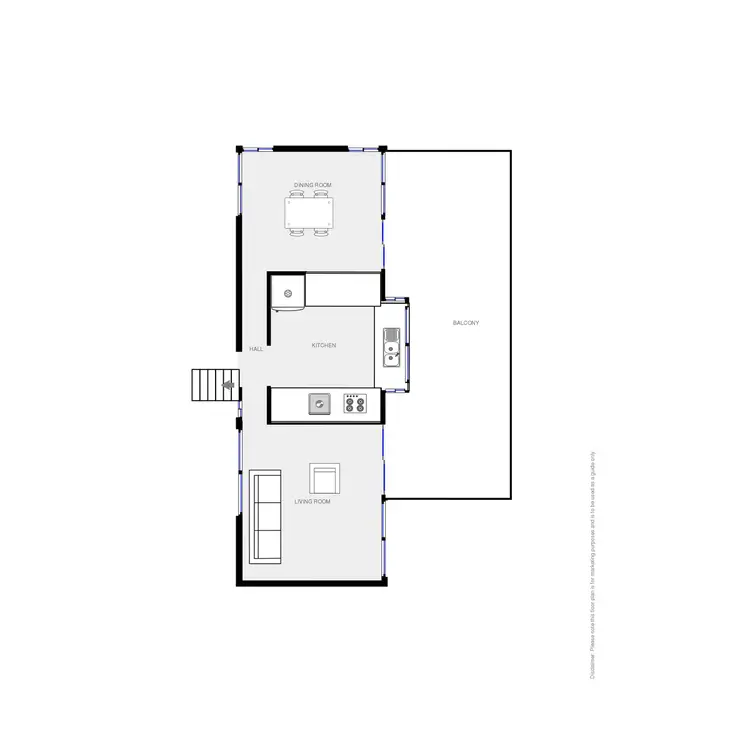Floorplan of Homely semi-detached listing, 2/82 Pacific Way, Tura Beach NSW 2548