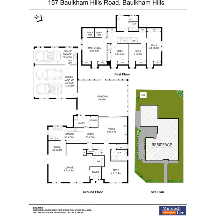 Floorplan of Homely house listing, 157 Baulkham Hills Road, Baulkham Hills NSW 2153