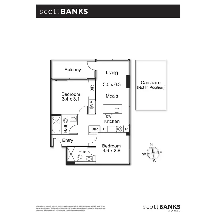 Floorplan of Homely apartment listing, 305/652 High Street, Prahran VIC 3181