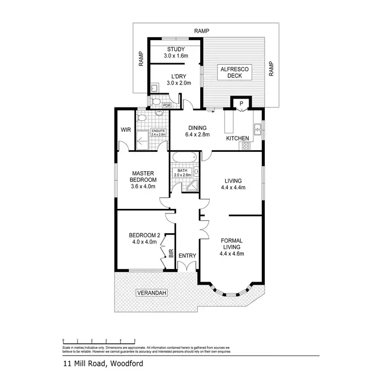 Floorplan of Homely house listing, 11-13 Mill Street, Woodford VIC 3281