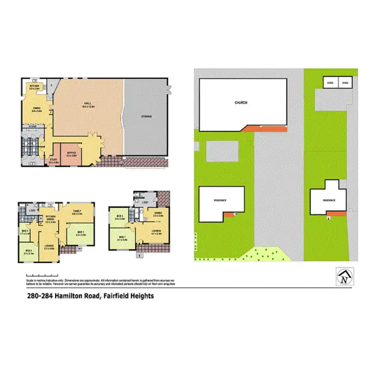 Floorplan of Homely house listing, 280-284 Hamilton Road, Fairfield Heights NSW 2165