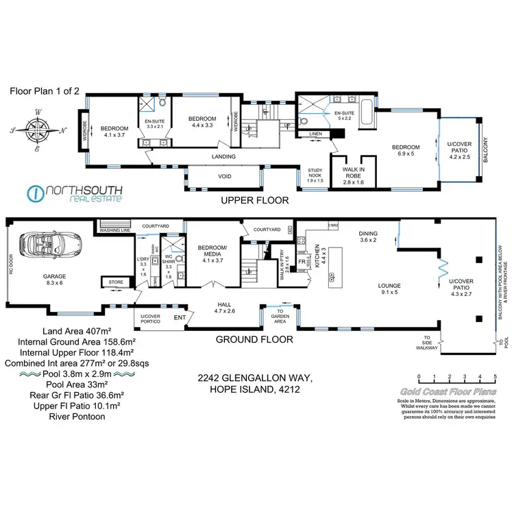 Floorplan of Homely house listing, 2242 Glengallon Way, Hope Island QLD 4212