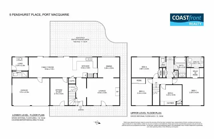 Floorplan of Homely house listing, 5 Penshurst Place, Port Macquarie NSW 2444