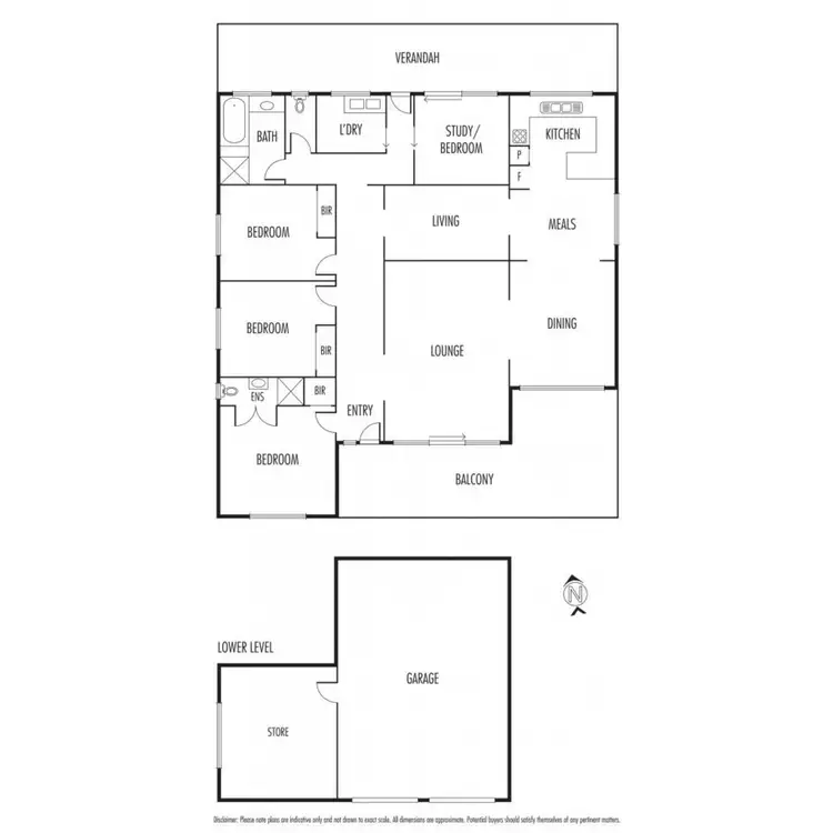 Floorplan of Homely house listing, 104 McLeans Road, Bundoora VIC 3083