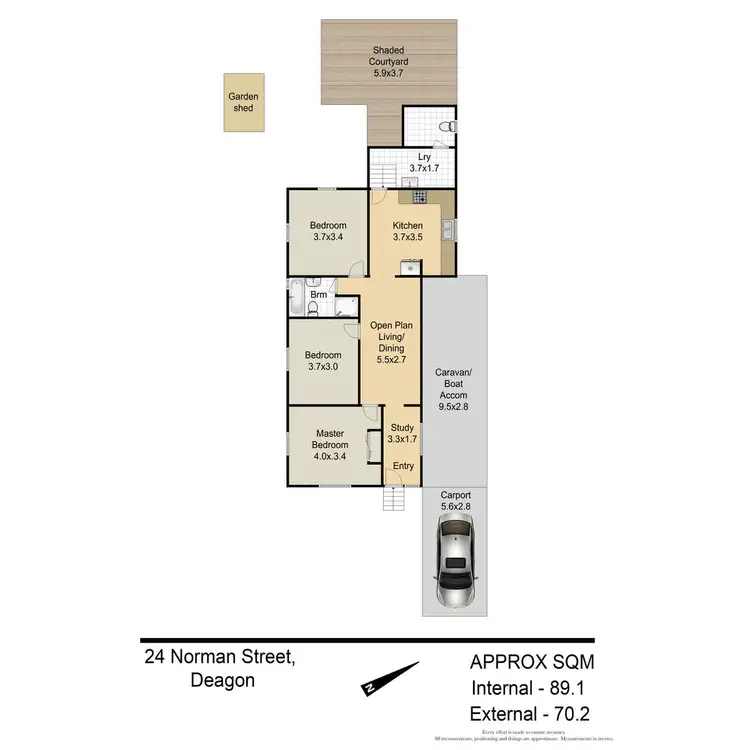 Floorplan of Homely house listing, 24 Norman Street, Deagon QLD 4017