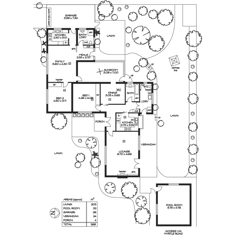 Floorplan of Homely house listing, 42 Maitland Terrace, Seacliff SA 5049