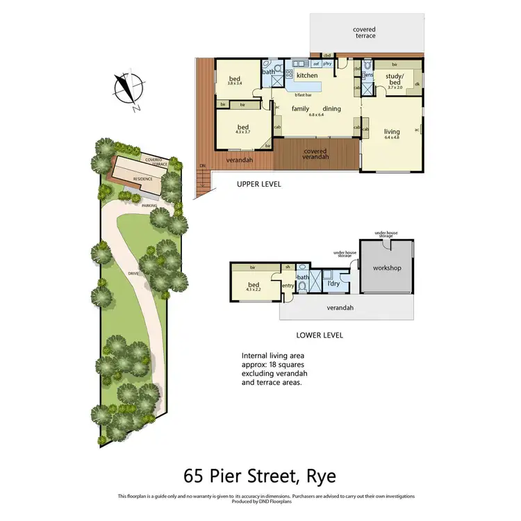 Floorplan of Homely house listing, 65 Pier Street, Rye VIC 3941