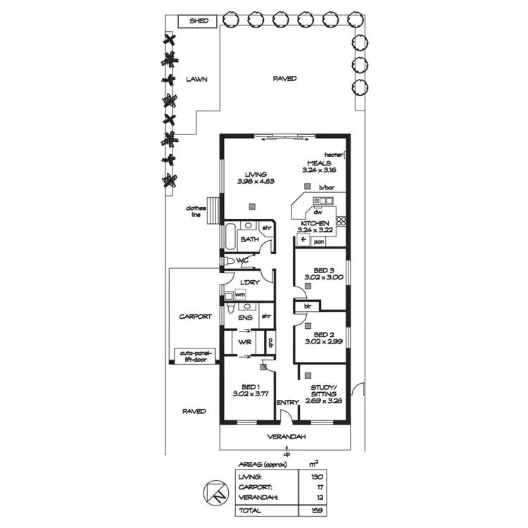 Floorplan of Homely house listing, 12 Hammersmith Place, Golden Grove SA 5125