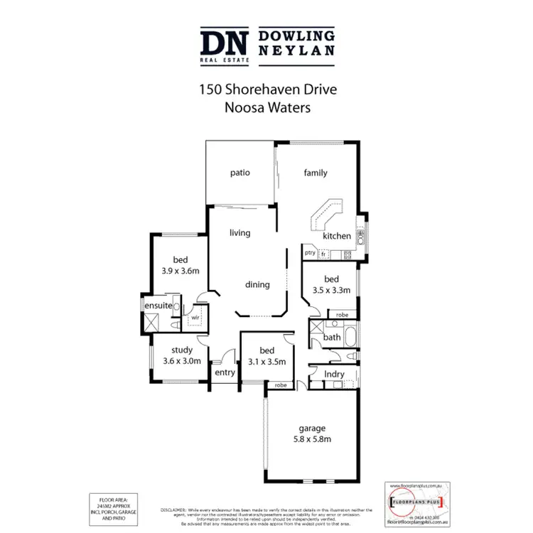 Floorplan of Homely house listing, 150 Shorehaven Drive, Noosa Waters QLD 4566