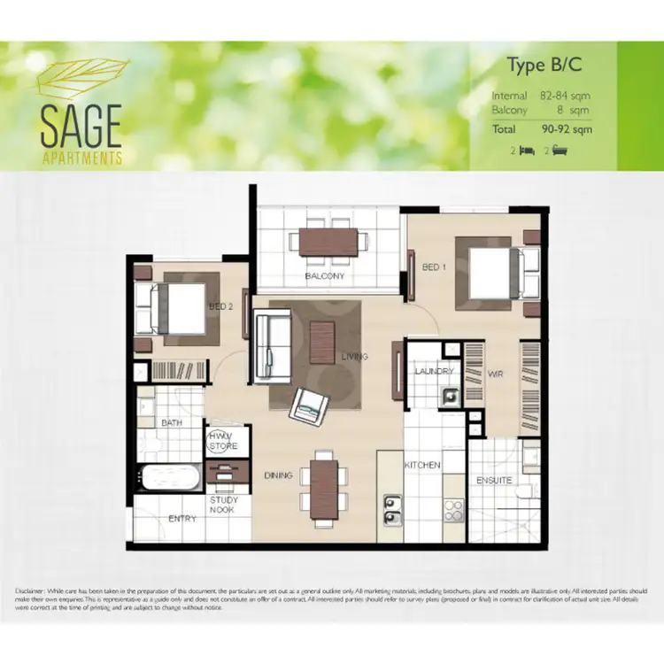 Floorplan of Homely apartment listing, 1203/31 Bourton Road, Merrimac QLD 4226
