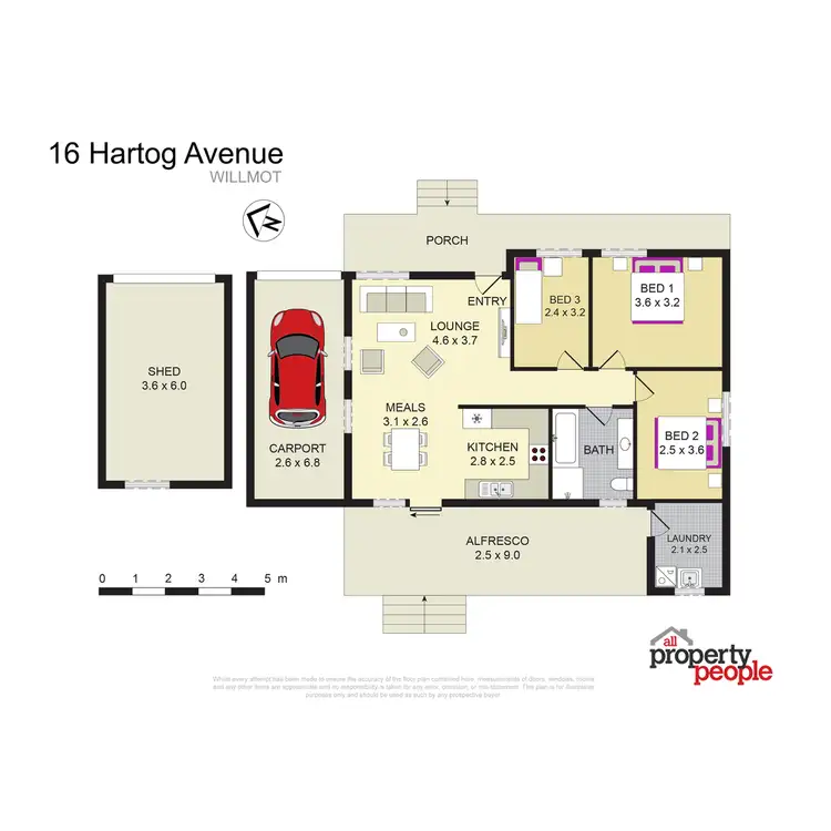 Floorplan of Homely house listing, 16 Hartog Avenue, Willmot NSW 2770