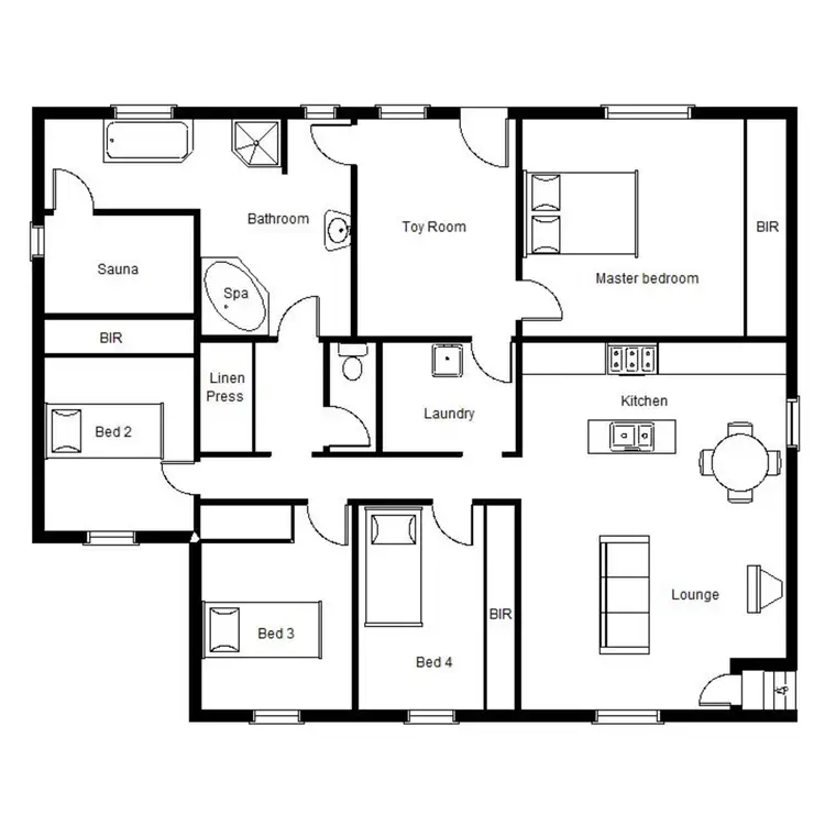 Floorplan of Homely house listing, 33 Fullerton Crescent, Port Augusta SA 5700