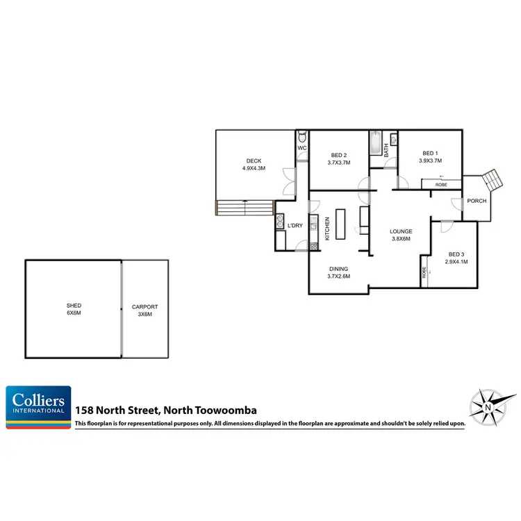 Floorplan of Homely house listing, 158 North Street, North Toowoomba QLD 4350