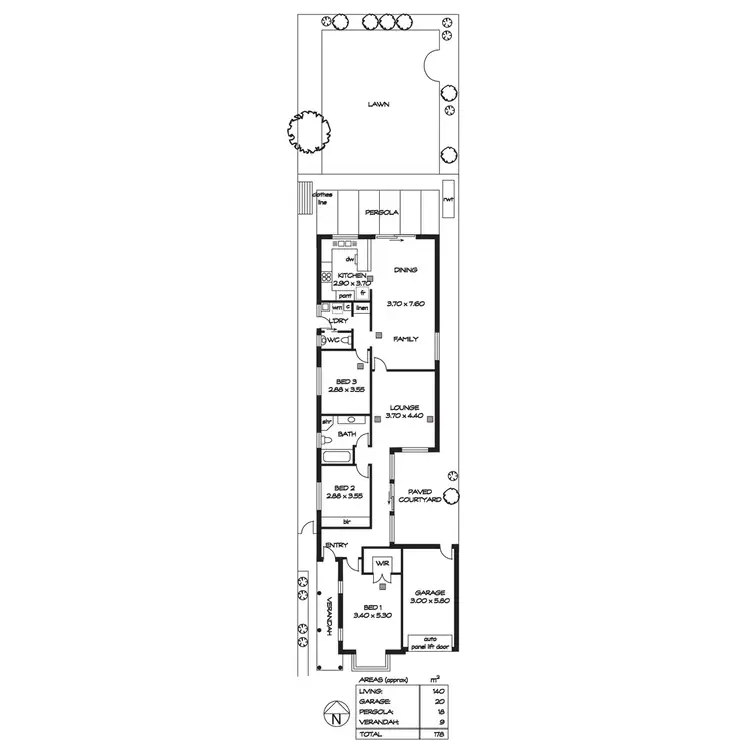 Floorplan of Homely house listing, 15 Garden Avenue, Burnside SA 5066