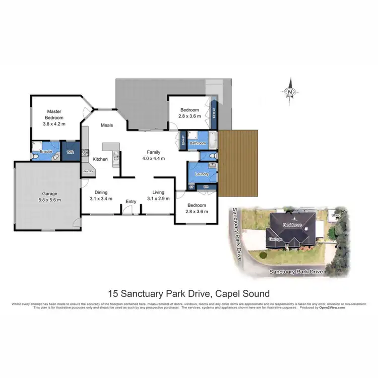 Floorplan of Homely house listing, 15 Sanctuary Park Drive, Capel Sound VIC 3940