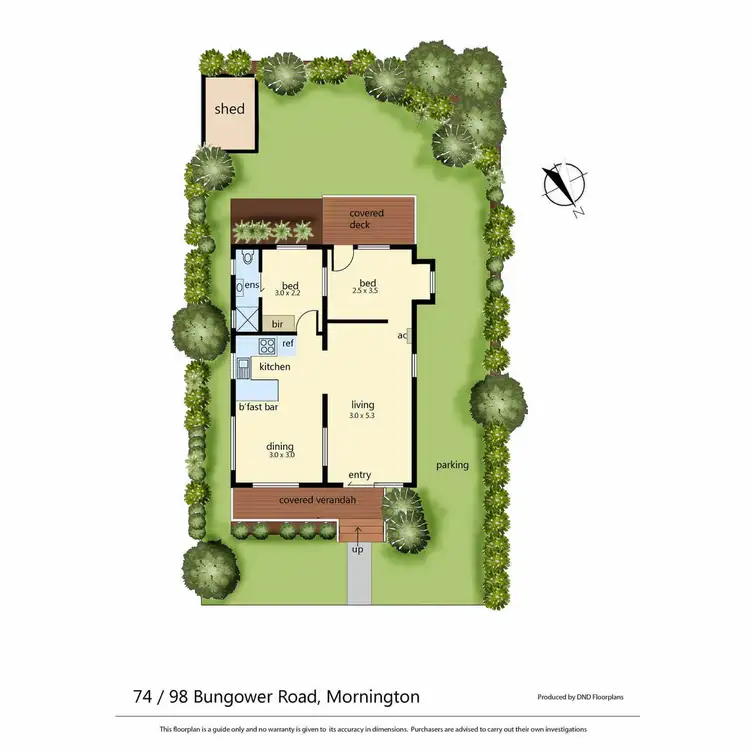 Floorplan of Homely retirement listing, 74/98 Bungower Road, Mornington VIC 3931