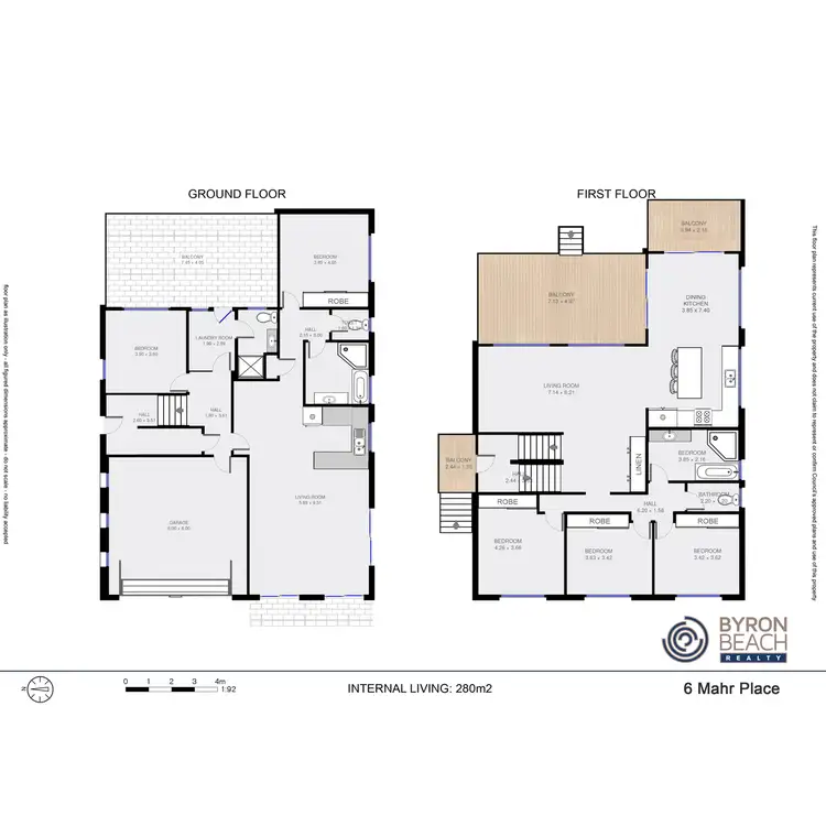 Floorplan of Homely house listing, 6 Mahr Place, Suffolk Park NSW 2481