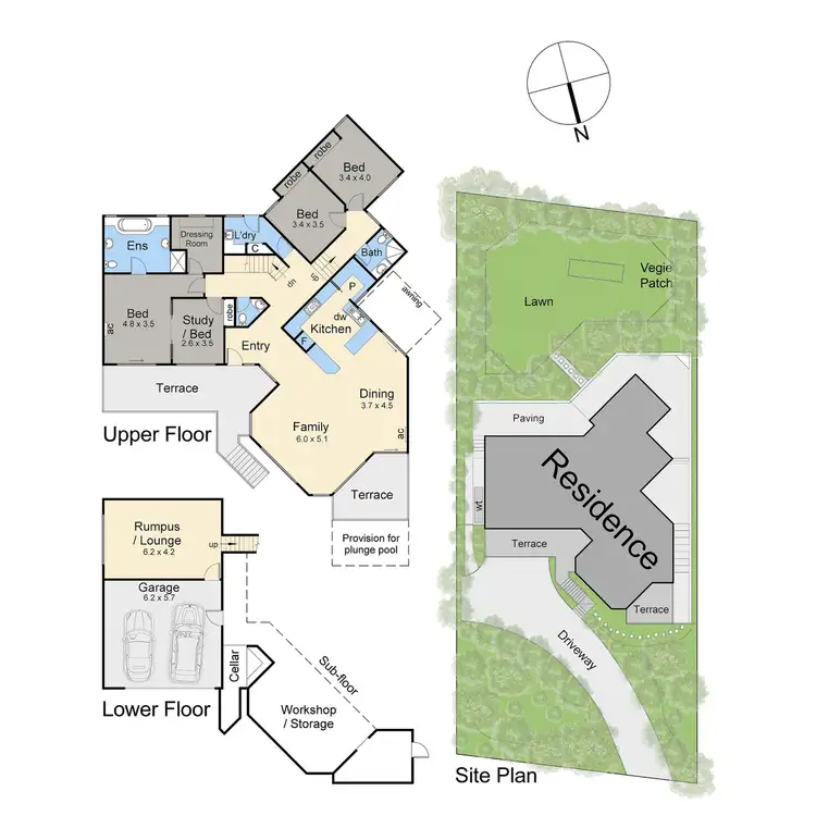 Floorplan of Homely house listing, 7 Rockleigh Drive, Mount Martha VIC 3934