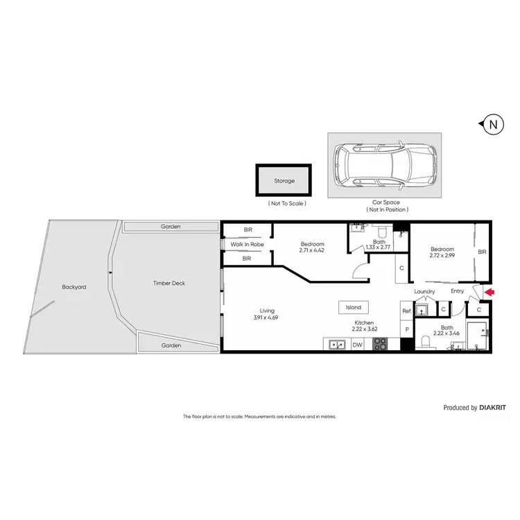 Floorplan of Homely apartment listing, 6LG/13 Acacia Place, Abbotsford VIC 3067