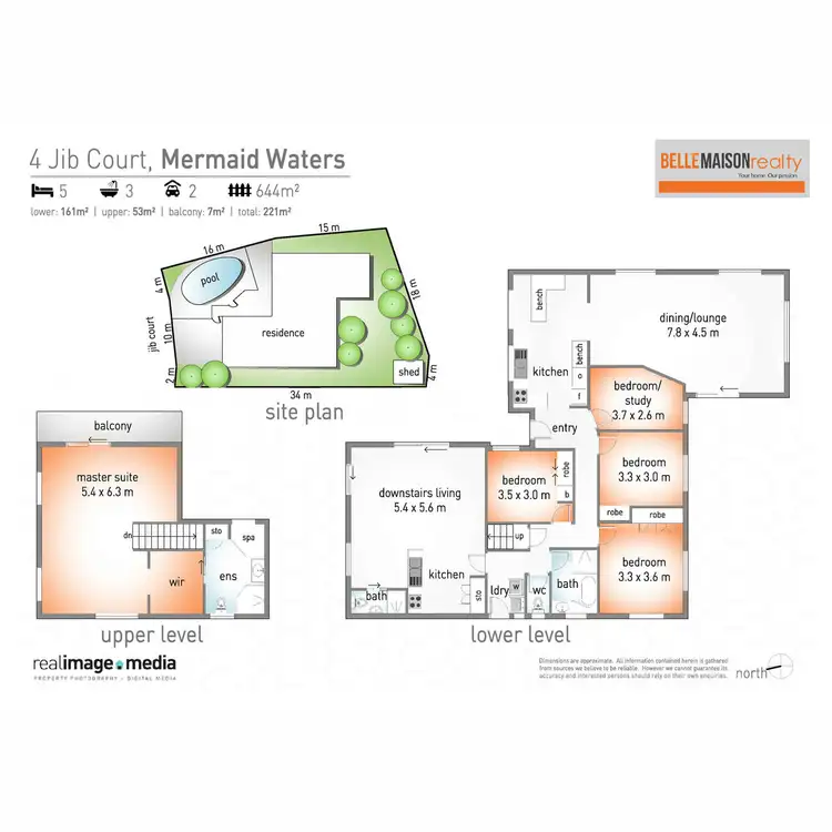 Floorplan of Homely house listing, 4 Jib Court, Mermaid Waters QLD 4218