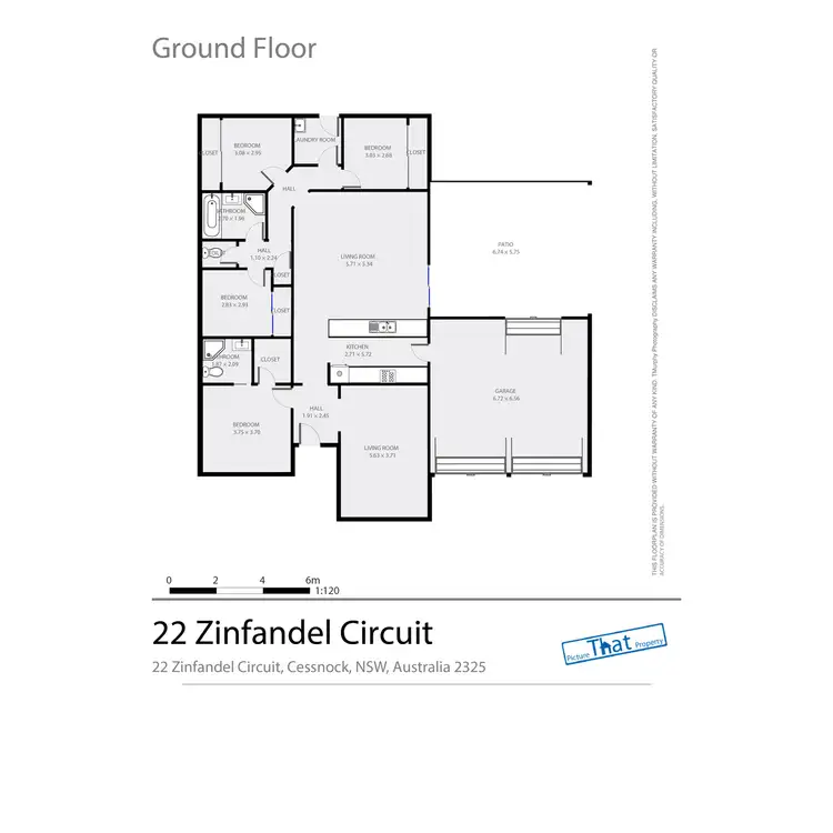 Floorplan of Homely house listing, 22 Zinfandel Circuit, Cessnock NSW 2325