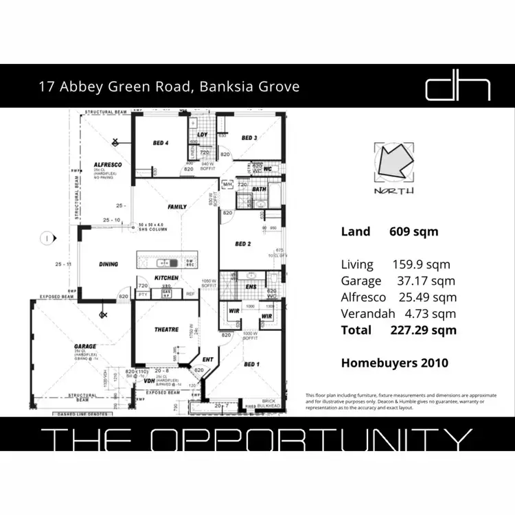 Floorplan of Homely house listing, 17 Abbey Green Road, Banksia Grove WA 6031