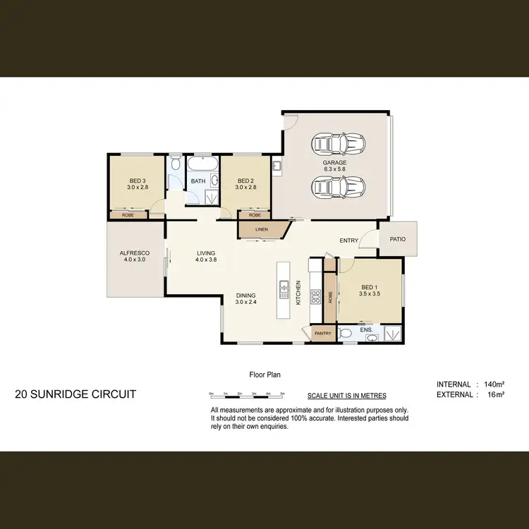 Floorplan of Homely house listing, 20 Sunridge Circuit, Bahrs Scrub QLD 4207