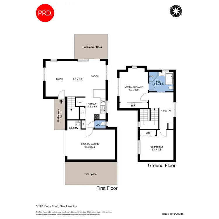 Floorplan of Homely townhouse listing, 3/175 Kings Road, New Lambton NSW 2305
