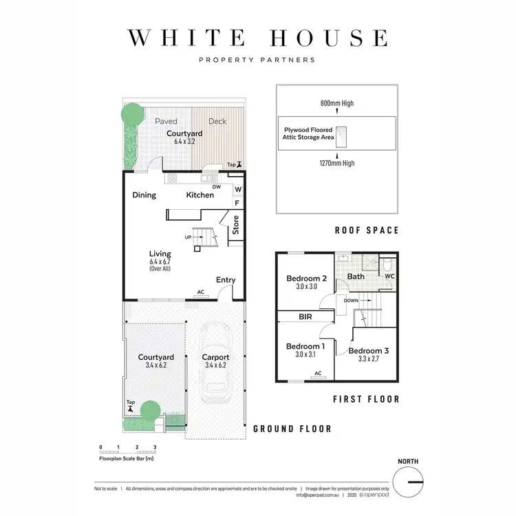 Floorplan of Homely townhouse listing, 13/27 Osborne Road, East Fremantle WA 6158