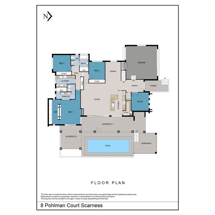 Floorplan of Homely house listing, 8 Pohlman Court, Scarness QLD 4655