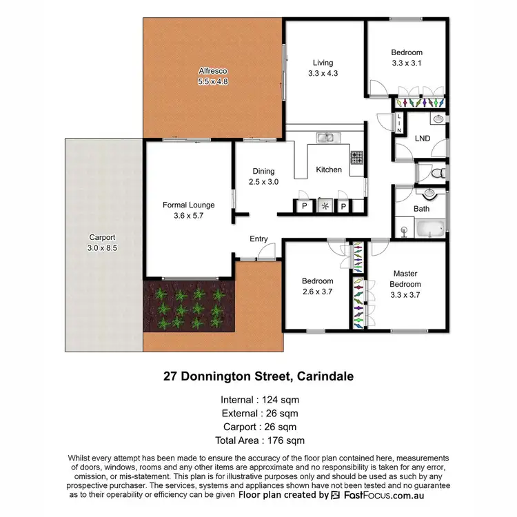 Floorplan of Homely house listing, 27 Donnington Street, Carindale QLD 4152