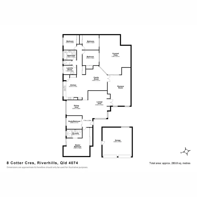 Floorplan of Homely house listing, 8 Cotter Crescent, Riverhills QLD 4074