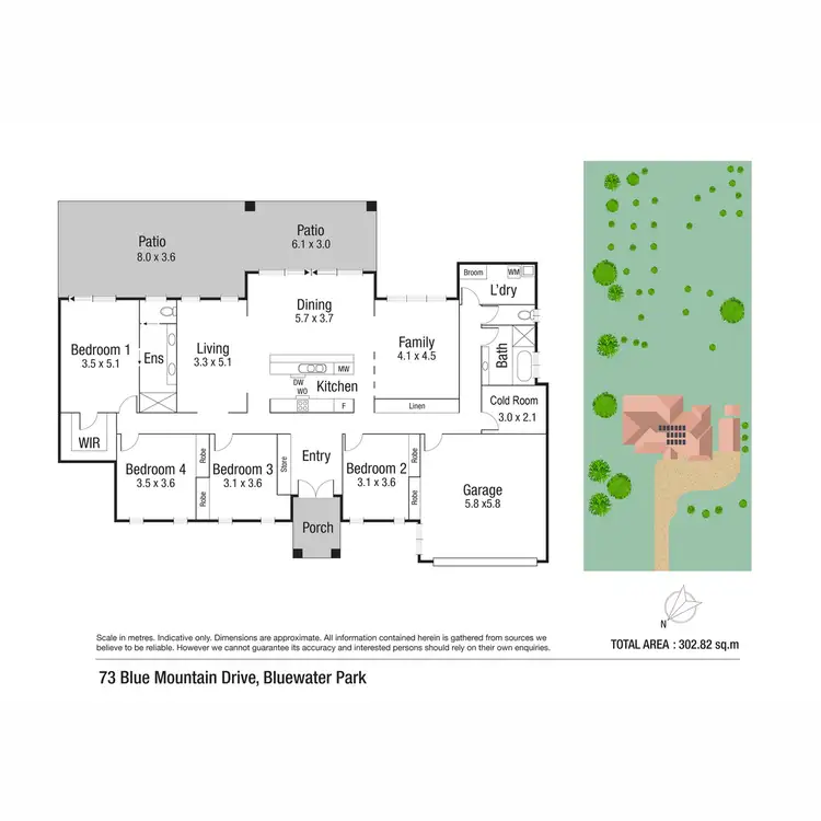 Floorplan of Homely rural property listing, 73 Blue Mountain Drive, Bluewater QLD 4818