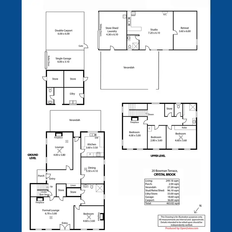 Floorplan of Homely house listing, 20 Bowman Street, Crystal Brook SA 5523