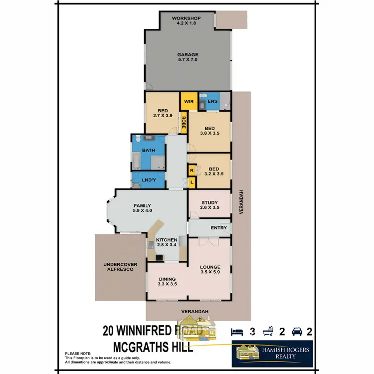 Floorplan of Homely house listing, 20 Winnifred Road, Mcgraths Hill NSW 2756