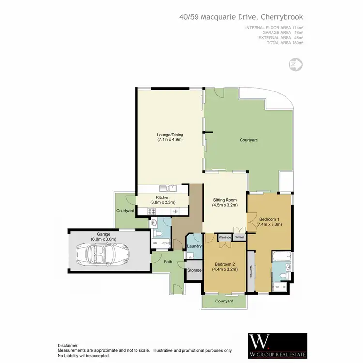 Floorplan of Homely retirement listing, 40/59 Macquarie Drive, Cherrybrook NSW 2126