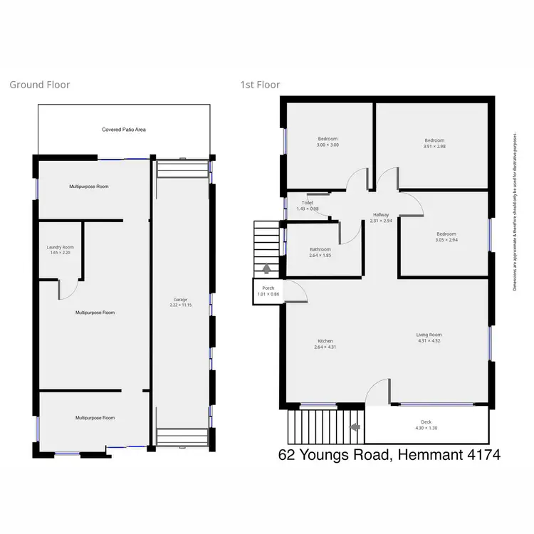 Floorplan of Homely house listing, 62 Youngs Road, Hemmant QLD 4174