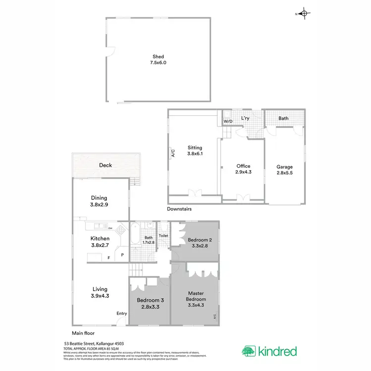Floorplan of Homely house listing, 53 Beattie Street, Kallangur QLD 4503