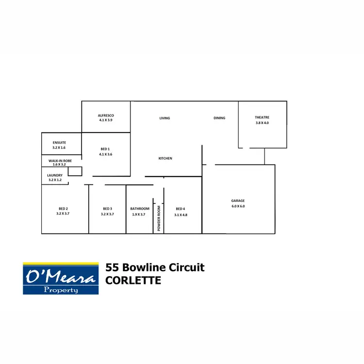 Floorplan of Homely house listing, 55 Bowline Circuit, Corlette NSW 2315