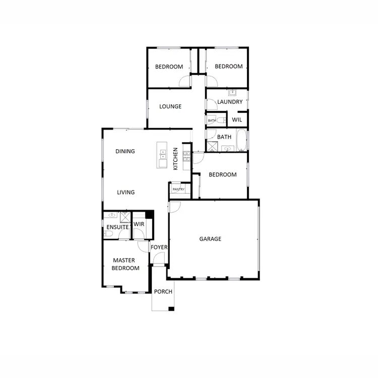 Floorplan of Homely house listing, 24 Jacka Street, Wodonga VIC 3690