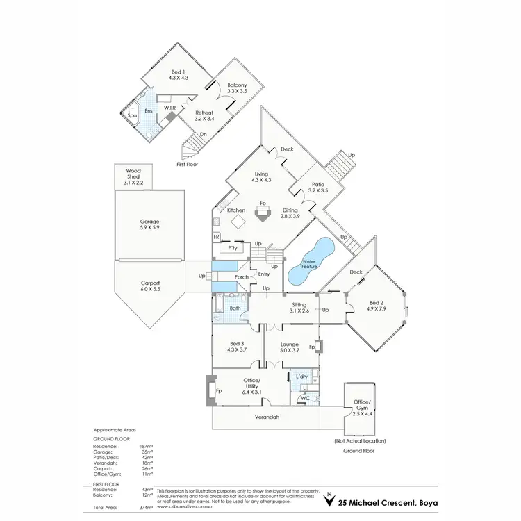 Floorplan of Homely house listing, 25 Michael Crescent, Boya WA 6056
