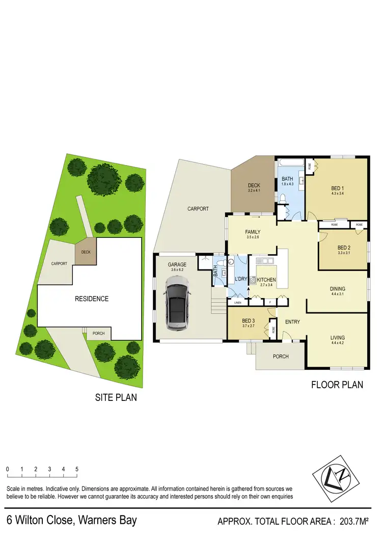 Floorplan of Homely house listing, 6 Wilton Close, Warners Bay NSW 2282