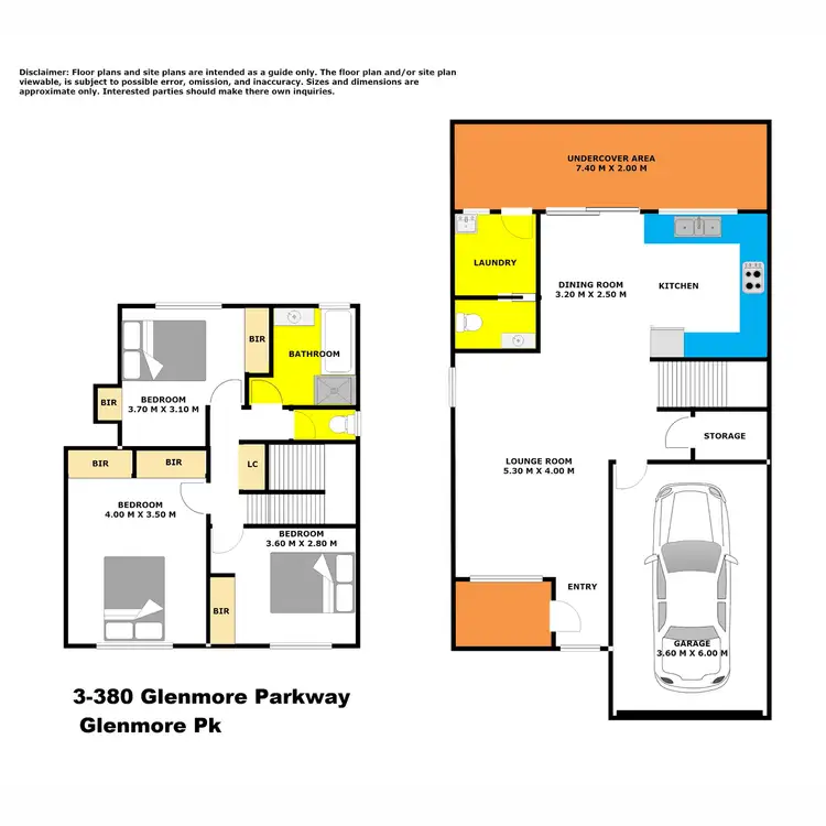 Floorplan of Homely townhouse listing, 3/380 Glenmore Parkway, Glenmore Park NSW 2745