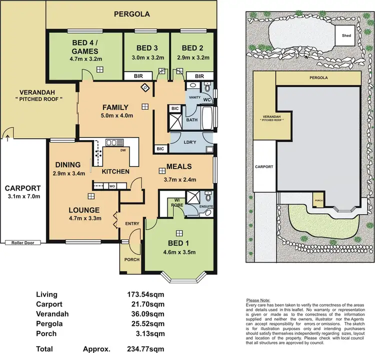 Floorplan of Homely house listing, 20 Bernacchi Court, Greenwith SA 5125