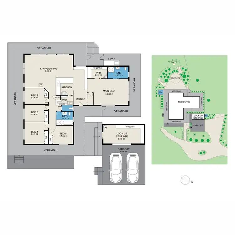 Floorplan of Homely rural property listing, Address available on request