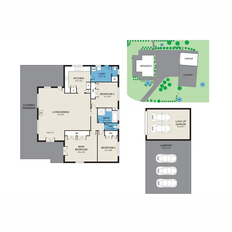 Floorplan of Homely rural property listing, 441 Wallaby Gully Road, Ellalong NSW 2325