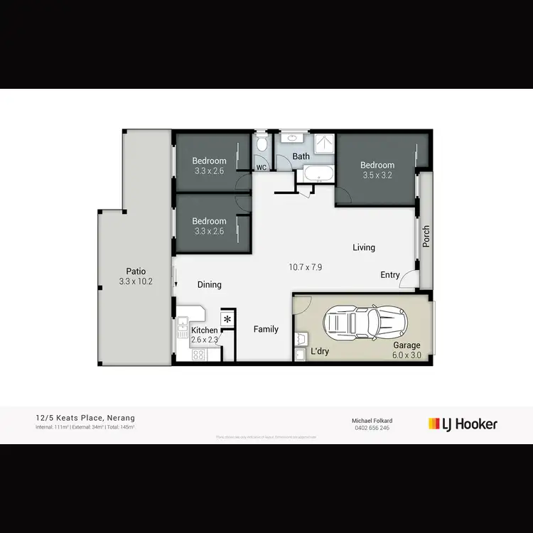 Floorplan of Homely villa listing, 12/5 Keats Place, Nerang QLD 4211