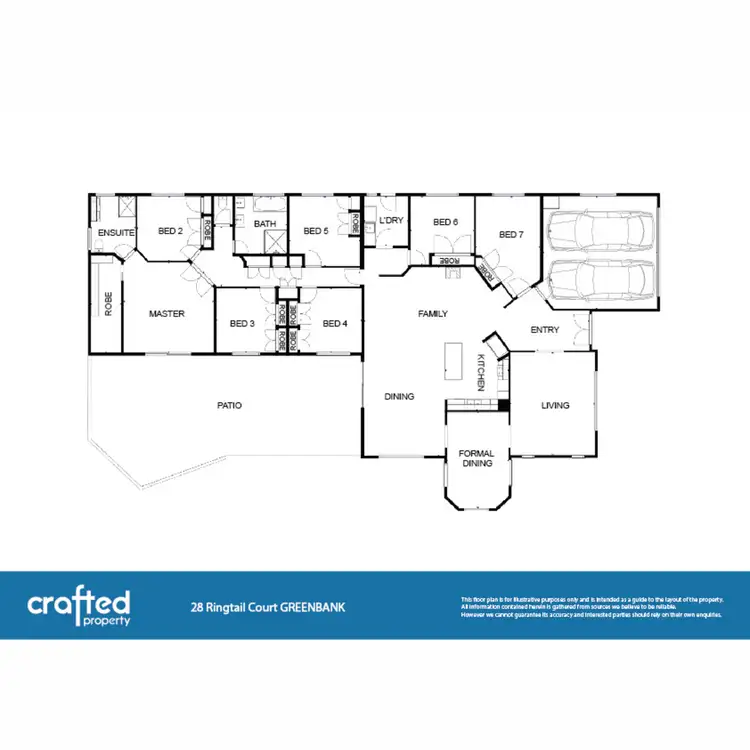 Floorplan of Homely house listing, 28 Ringtail Court, Greenbank QLD 4124
