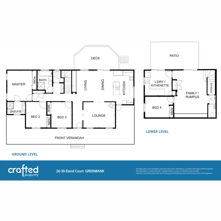 Floorplan of Homely house listing, 26 Eland Court, Greenbank QLD 4124