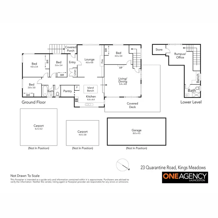 Floorplan of Homely house listing, 23 Quarantine Road, Kings Meadows TAS 7249